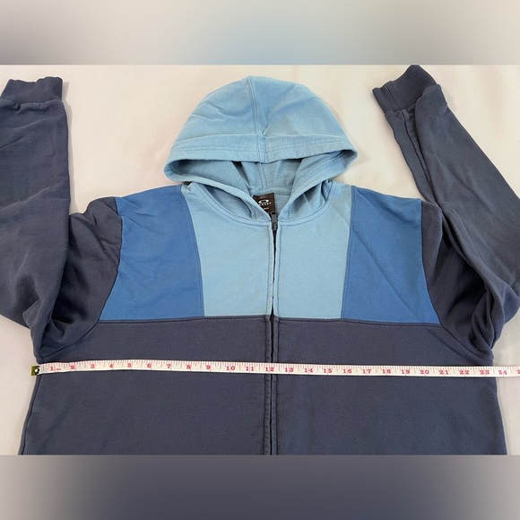 Oakley Hoodie Sweatshirt Mens Sz XL Blue Full‎ Zip Jacket Men’s - Picture 3 of 5
